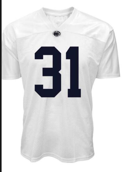 NCAA Men Penn State Nittany Lions 31 white Football Jersey